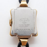 Kleber Art déco Swiss Gold plaqué montre pour les pièces et la réparation - ne fonctionne pas