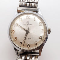 1960er Jahre Helbros Unbesiegbare P1 17 Juwelen Uhr Für Teile & Reparaturen - nicht funktionieren