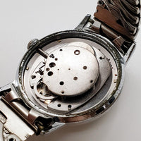 Acciaio del 1968 Timex Orologio da uomo meccanico per parti e riparazioni - non funziona