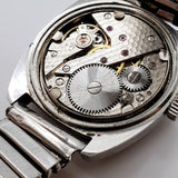1970 Arlaska Suisse Blue Dial 17 Rubis reloj Para piezas y reparación, no funciona