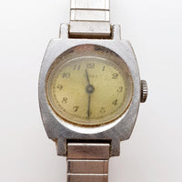 1972 Chrome chapado Timex Señoras reloj Para piezas y reparación, no funciona