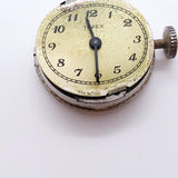 1972 مطلي بالكروم Timex ساعة السيدات لقطع الغيار والإصلاح - لا تعمل