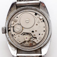 Dial azul Orient Calendario antimagnético reloj Para piezas y reparación, no funciona