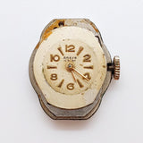 1970 AGEFA 15 Rubis Gold-chapado reloj Para piezas y reparación, no funciona