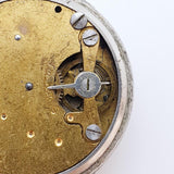 Pocket de bolsillo alemán militar de los años 60 reloj Para piezas y reparación, no funciona