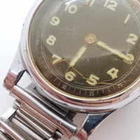 1950s Military Trench Swiss-made Watch for Parts & Repair - NOT WORKING