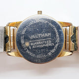 Waltham ساعة Atmospheric 17 Jewels سويسرية الصنع لقطع الغيار والإصلاح - لا تعمل