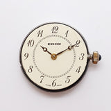 ساعة Edox 17 Jewels ميكانيكية سويسرية الصنع لقطع الغيار والإصلاح - لا تعمل