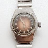 1970 21 joyas automáticas suizas hechas reloj Para piezas y reparación, no funciona