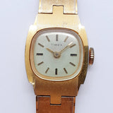Rectangular Timex 208 Mechanical Watch for Parts & Repair - NOT WORKING
