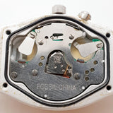 Fossil Aluminio sólido de tic tic reloj Para piezas y reparación, no funciona