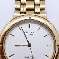 Citizen 5510 cuarzo WR 100 fecha reloj Para piezas y reparación, no funciona