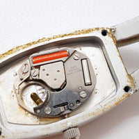 Fossil Cuarzo de aluminio sólido F2 reloj Para piezas y reparación, no funciona
