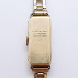 1920er Jahre Art-Deco-Rechteck-Gold Uhr Für Teile & Reparaturen - nicht funktionieren