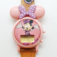 Beaucoup de 2 Minnie Mouse Disney Montres en quartz numérique pour pièces et réparation - ne fonctionne pas