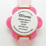 Beaucoup de 2 Minnie Mouse Disney Montres en quartz numérique pour pièces et réparation - ne fonctionne pas