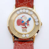 Lot of 2 Santa Christmas Kids Toy Watches for Parts & Repair - NOT WORKING