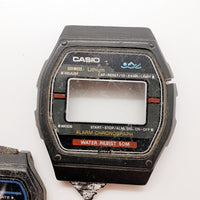 Lot of 5 Retro Casio Cases Digital Watches for Parts & Repair - NOT WORKING