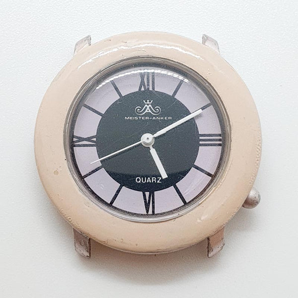Meister Anker Eleganter Quarz Uhr für Teile Reparaturen