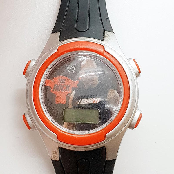 2011 WEE The Rock Wrestling Digital Watch for Parts & Repair - NOT WORKING