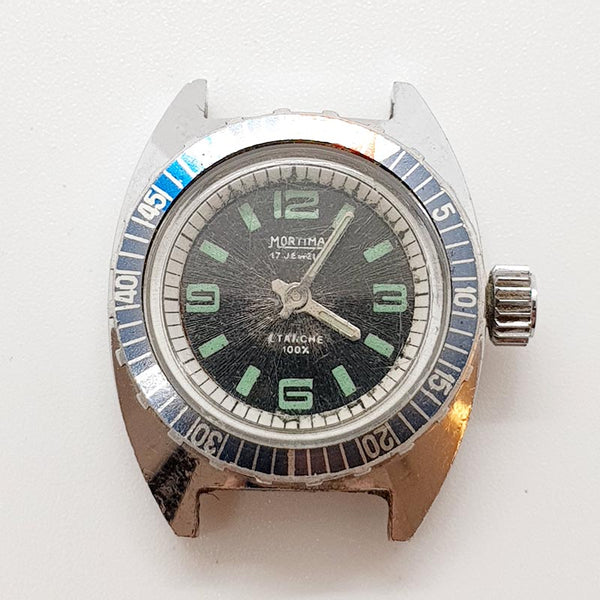 Mortima 17 Jewels 100% Etanche Diver Style Watch لقطع الغيار والإصلاح - لا تعمل