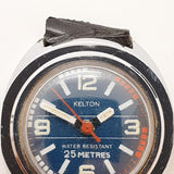 Kelton by Timex Great Britain Blue Dial Watch for Parts & Repair - NOT WORKING