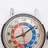 Kelton par Timex Grande-Bretagne rouge et bleu montre pour les pièces et la réparation - ne fonctionne pas