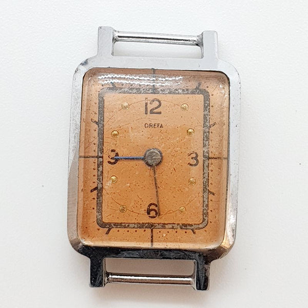 Orefa rectangulaire militaire 15 bijoux ajustements montre pour