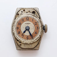 Judex D112 Tranche militaire 15 Bijoux mécanique montre pour les pièces et la réparation - ne fonctionne pas