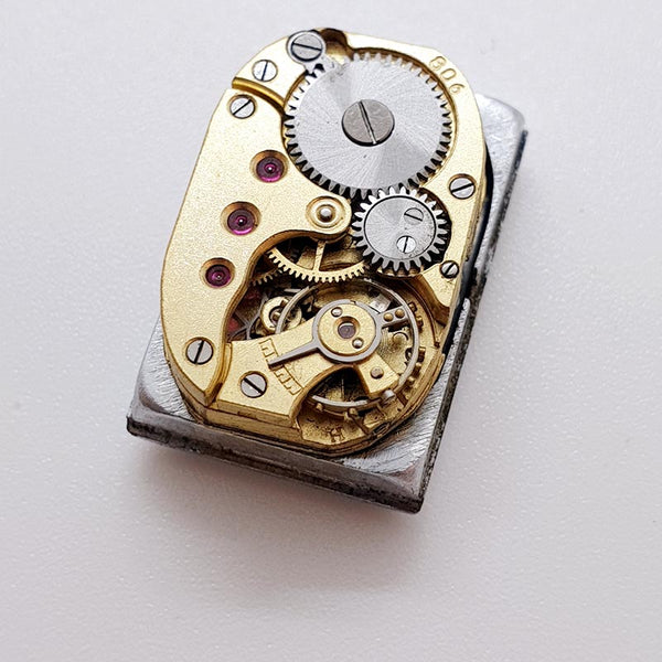 Tank Watch Movement Military Rectangular Tank 806 Movement Watch for Parts & Repair ...