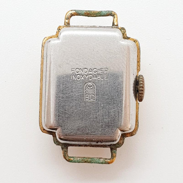 ANCIEN CADRAN CARRE POUR MONTRE AGEFA ANCRE 15 RUBIS COULEUR CUIVRE ANCIEN CADRAN CARRE POUR MONTRE AGEFA ANCRE 15 RUBIS COULEUR CUIVRE