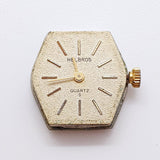 Art déco Helbros Quartz s y588a montre pour les pièces et la réparation - ne fonctionne pas