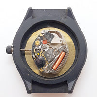 Fafian Quartz Black & Yellow Watch for Parts & Repair - NOT WORKING