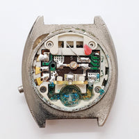 1980s CONSO Quartz Day Date Digital Watch for Parts & Repair - NOT WORKING