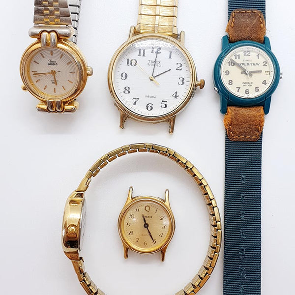 Lot of Timex Quartz Ladies Watches for Parts Repair NOT