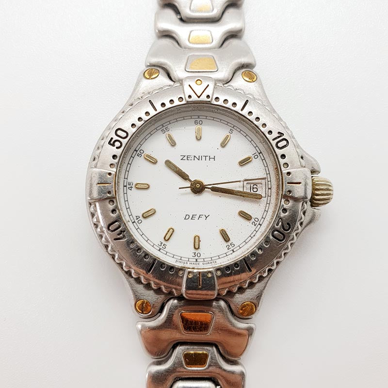Schweizer machte Zenith Defy Date Quartz Uhr für Teile