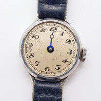 1950er Jahre Art Deco Military Mechanical Uhr Für Teile & Reparaturen - nicht funktionieren