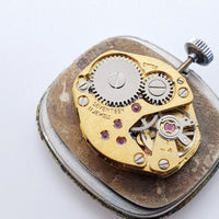 Blaues Zifferblatt Avia 17 Juwelen Schweizer mechanisch gemacht Uhr Für Teile & Reparaturen - nicht funktionieren