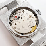 Luxury Black Dial Capri Swiss-fabricado cuadrado reloj Para piezas y reparación, no funciona