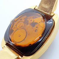 1970 Swiss a rendu la mode élégante montre pour les pièces et la réparation - ne fonctionne pas