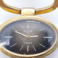 Anker 85 Oval 17 Rubis German Watch for Parts & Repair - NOT WORKING
