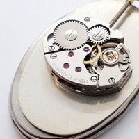 Anker 85 ovale 17 Rubis allemand montre pour les pièces et la réparation - ne fonctionne pas