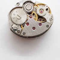 Cadran bleu chaika 17 bijoux soviétique montre pour les pièces et la réparation - ne fonctionne pas
