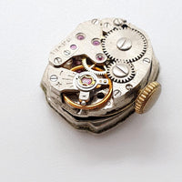 Uroga 17 gioielli orologio meccanico art deco per parti e riparazioni - non funziona