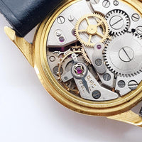 Ciny 17 Jewels Gold plaqué de luxe mécanique montre pour les pièces et la réparation - ne fonctionne pas