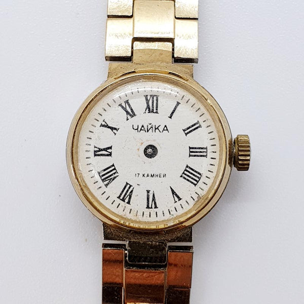 Chaika 17 Juwelen Sowjetische Ära UdSSR Uhr Für Teile & Reparaturen - nicht funktionieren