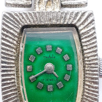 Grüner Zifferblatt Ruhla 17 Juwelen Sowjetische Ära UdSSR Uhr Für Teile & Reparaturen - nicht funktionieren