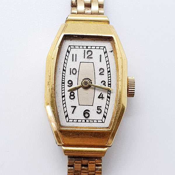 ساعة آرت ديكو الميكانيكية للسيدات في الستينيات لقطع الغيار والإصلاح - لا تعمل