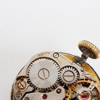Recta 17 bijoux mécanique de fabrication suisse montre pour les pièces et la réparation - ne fonctionne pas