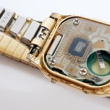 Rectangular Timex Q Quartz Digital Watch for Parts & Repair - NOT WORKING